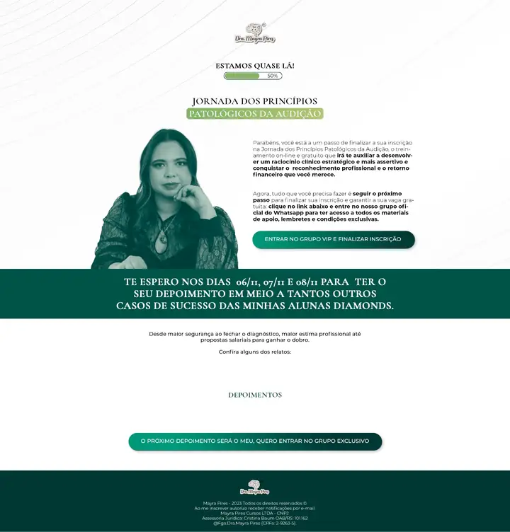 Mayra - Obrigada: projeto criado pela ROI